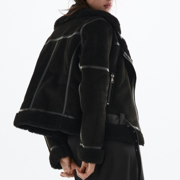 ZARA DOUBLE-FACED JACKET XS - Picture 7 of 7